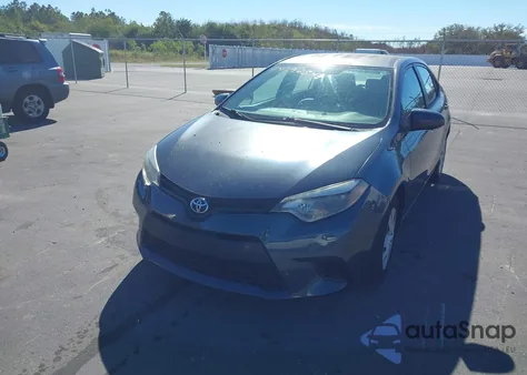 2014 Toyota Corolla L из США, поврежденный, VIN 2T1BURHE0EC092595